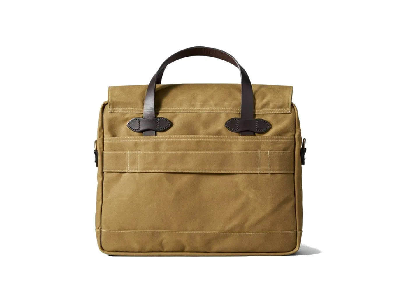 24-hour Tin Cloth Briefcase Dark Tan