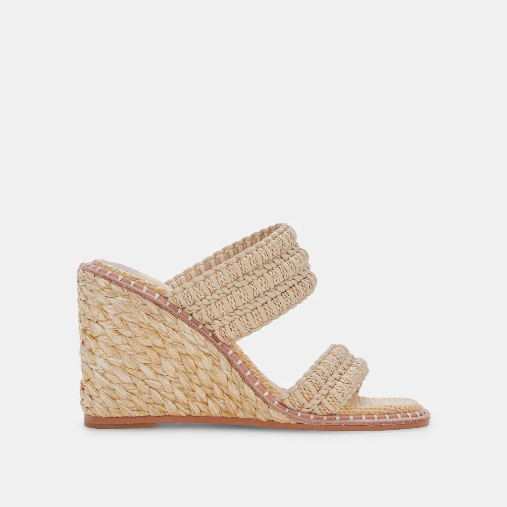 ABIGAL WEDGES LT NATURAL RAFFIA– Dolce Vita 6889111453762