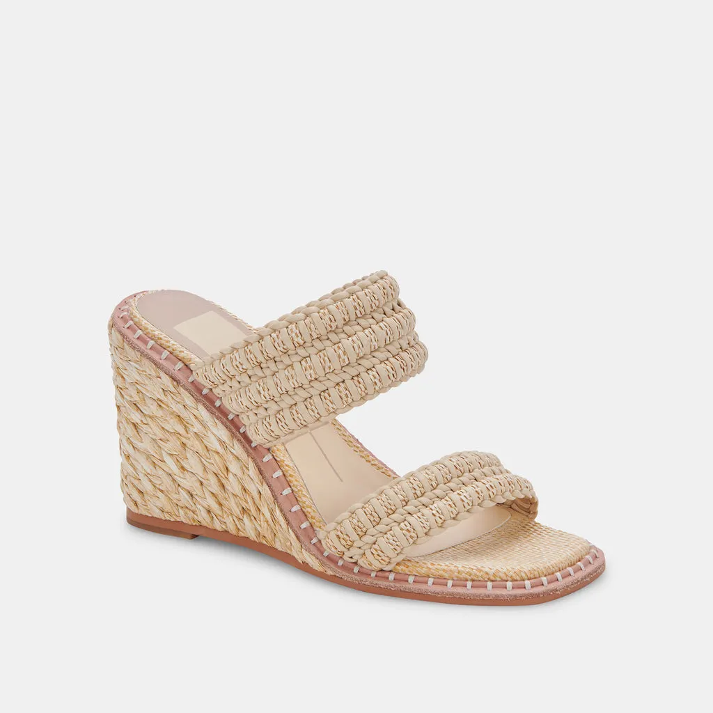 ABIGAL WEDGES LT NATURAL RAFFIA– Dolce Vita 6889111453762