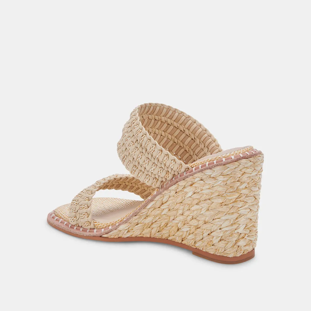 ABIGAL WEDGES LT NATURAL RAFFIA– Dolce Vita 6889111453762