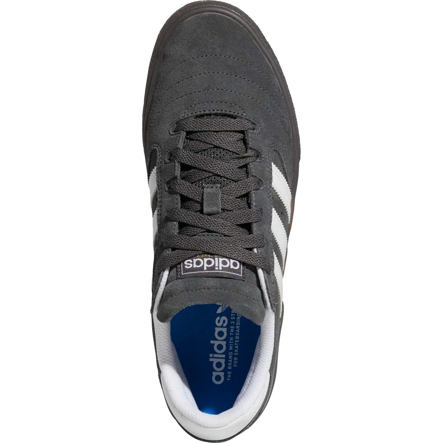 Adidas Busenitz Vulc II Skate Shoes - Grey 6/Cloud White/Blue Bird