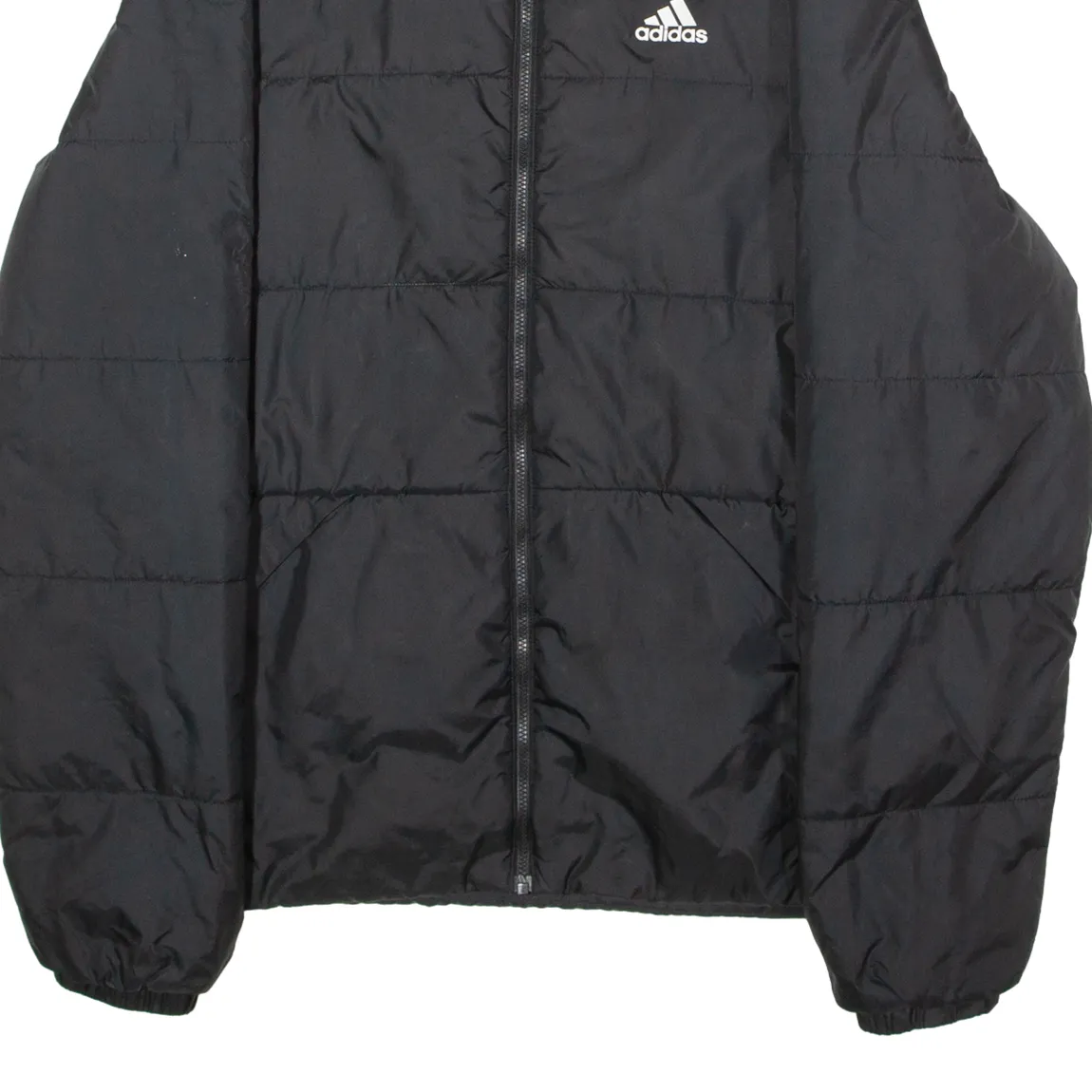 ADIDAS Mens Quilted Jacket Black S