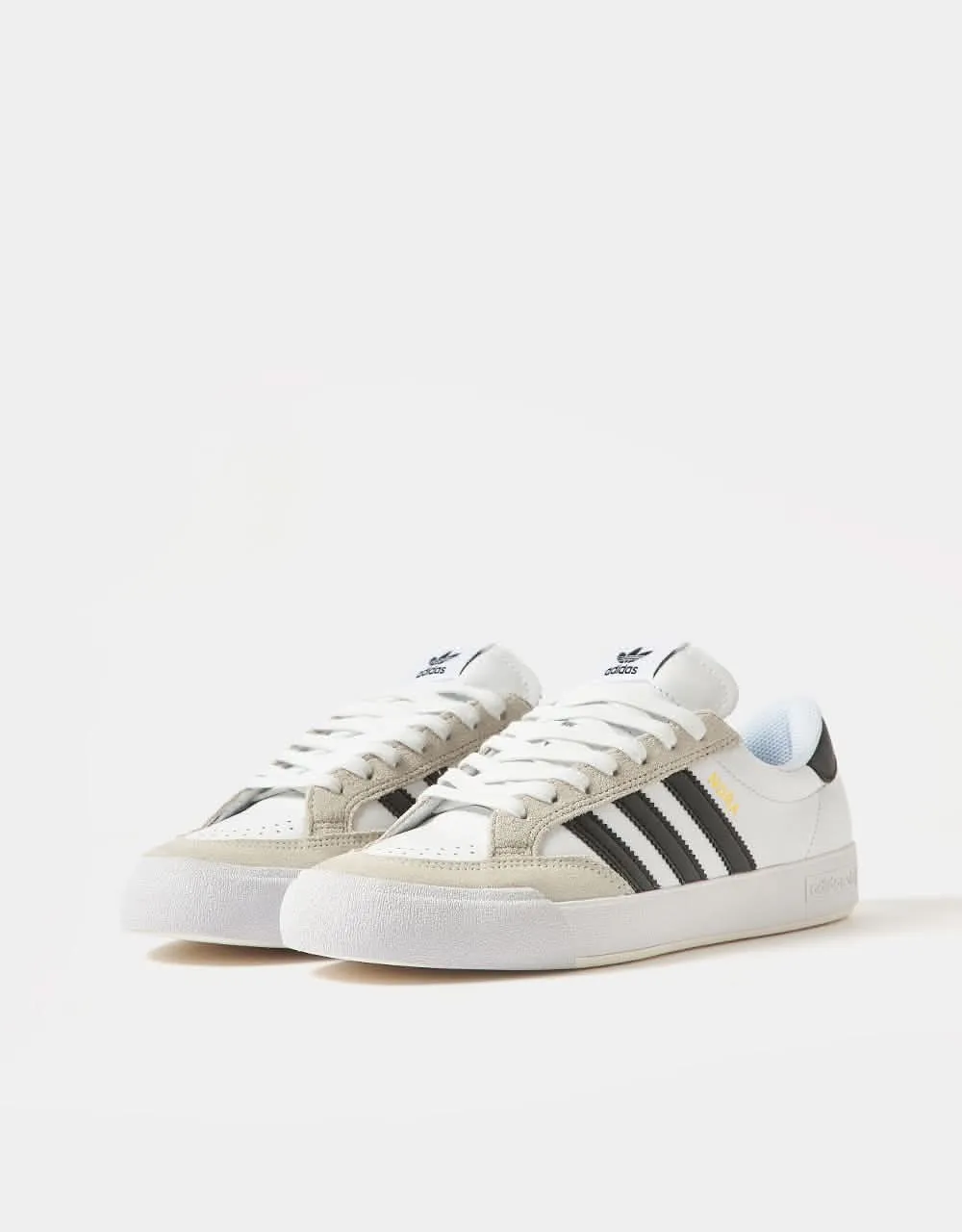 adidas Nora Skate Shoes - White/Core Black/Crystal White