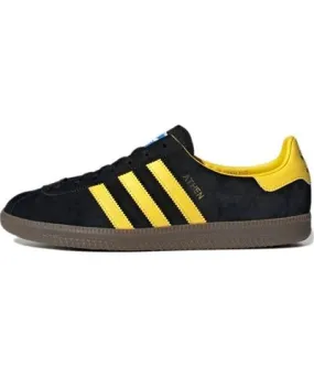 adidas originals Athen Cozy Wear-Resistant Skate Shoes Black Yellow Unisex 'Black Yellow'