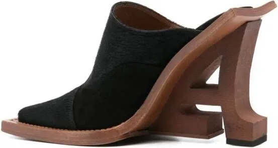 Ahluwalia Bhana 115mm mules Black