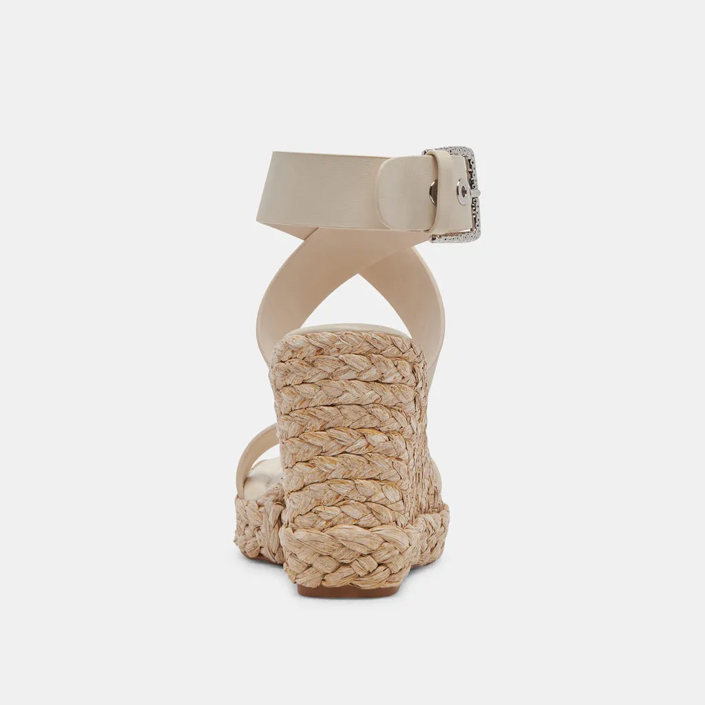 ALDONA Wedges Ivory Leather | Ivory Braided Raffia & Leather Sandals– Dolce Vita 6882427404354