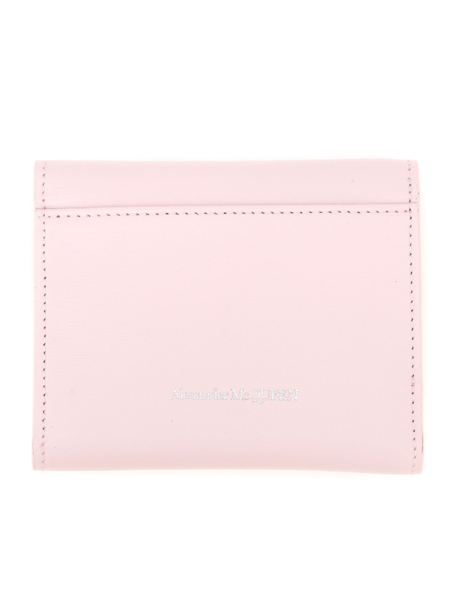 ALEXANDER McQUEEN    TRIFOLD LEATHER WALLET