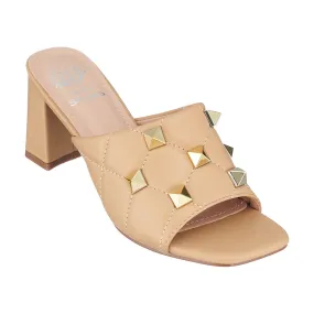 Alexis Nude Heeled Sandals