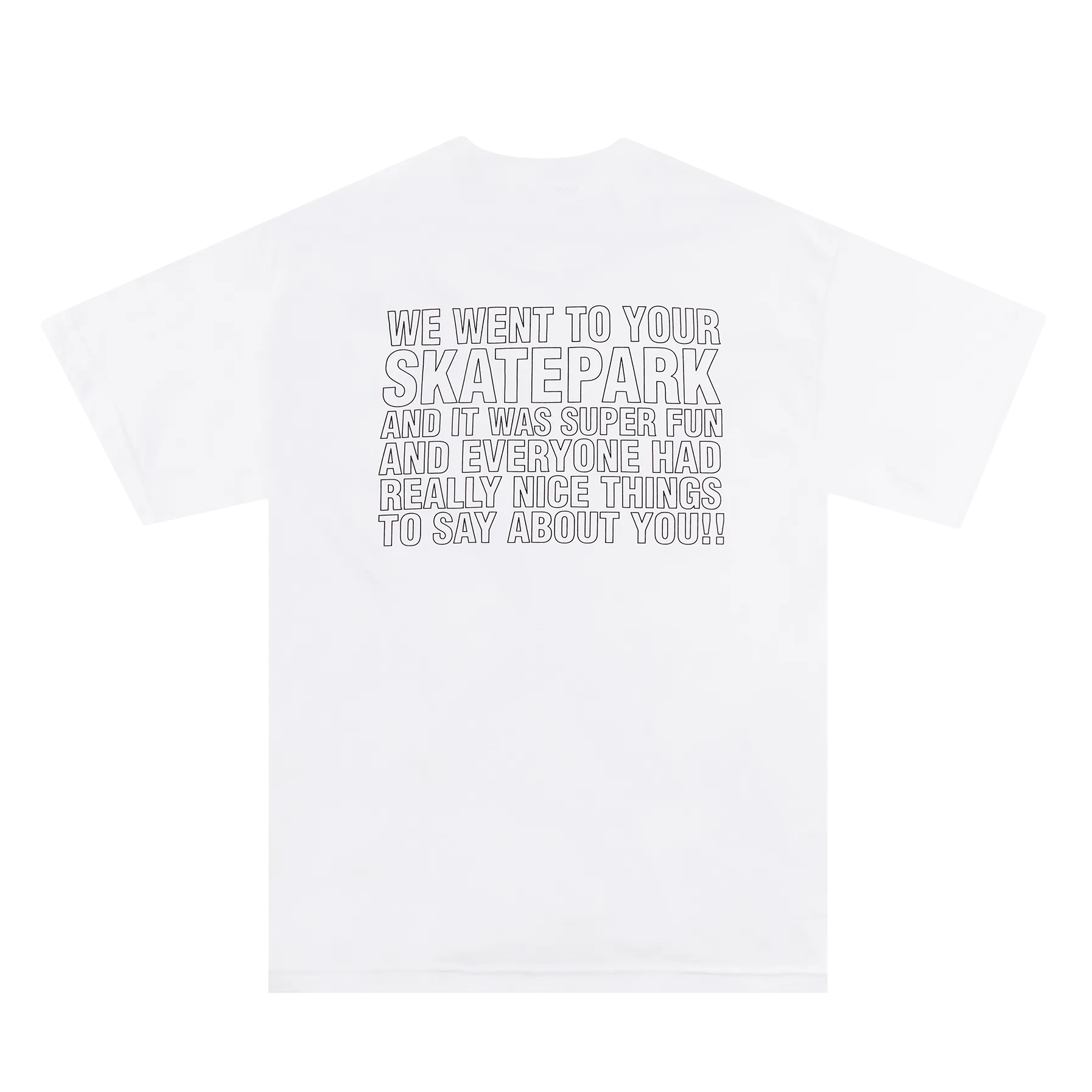 Alltimers x Bronze Skatepark T-Shirt White