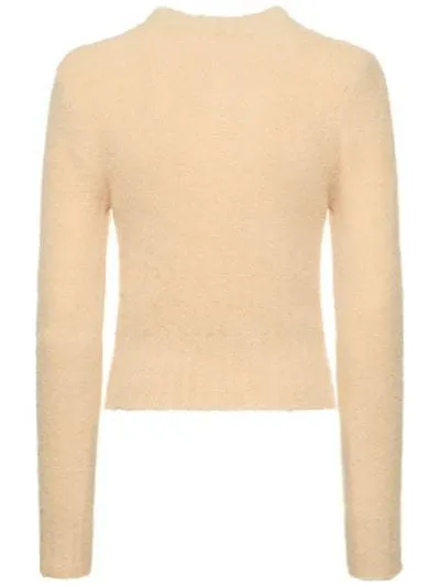 AMI PARIS  |Crew Neck Wool Blended Fabrics Long Sleeves Plain