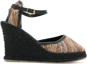 Amir Slama X Cervera printed espadrilles Black