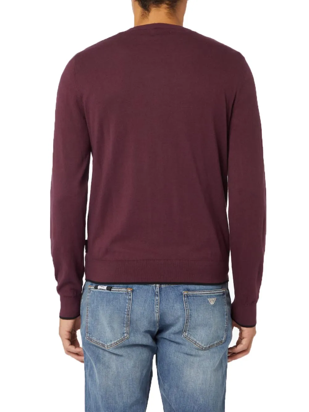 Armani Exchange Maglia Uomo 8nzm6a Zm1hz Bordeaux