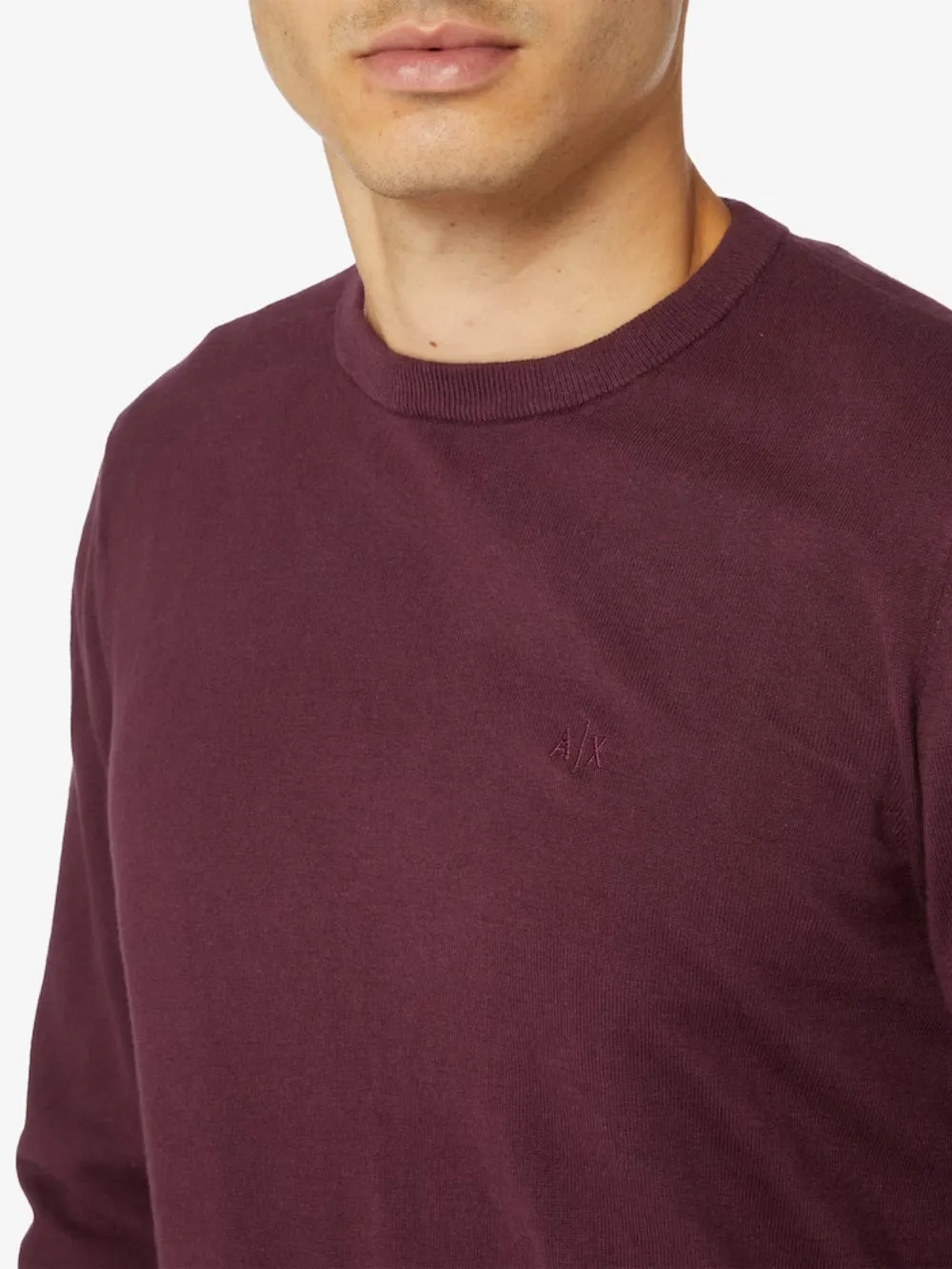 Armani Exchange Maglia Uomo 8nzm6a Zm1hz Bordeaux