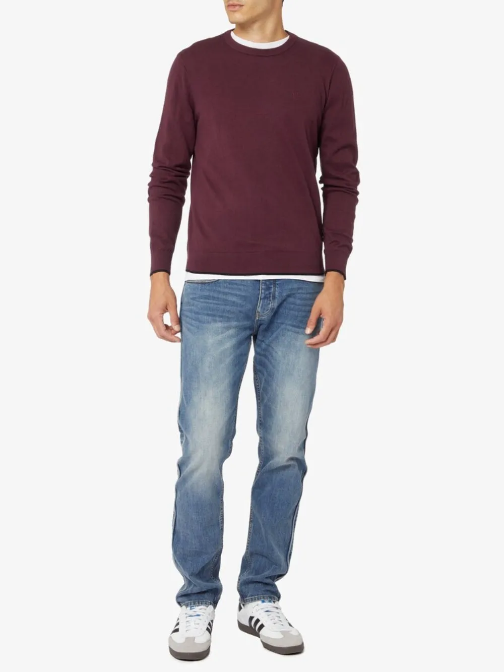 Armani Exchange Maglia Uomo 8nzm6a Zm1hz Bordeaux