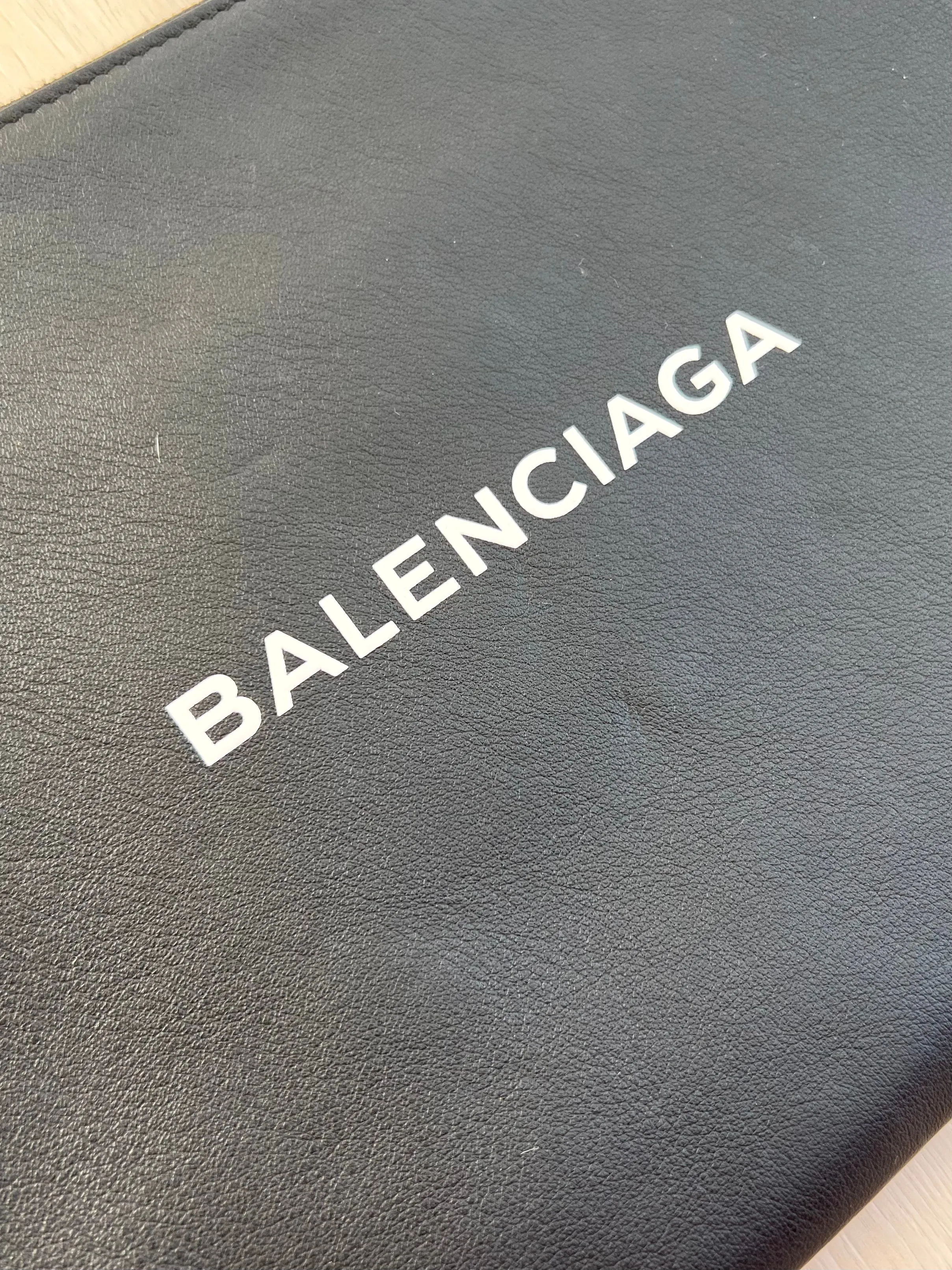 Balenciaga Logo Pouch