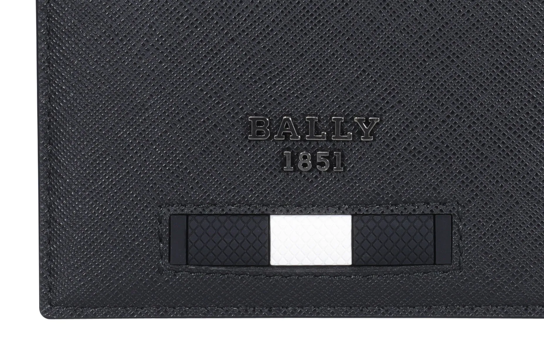 Bally Logo Plaque Foldover Wallet