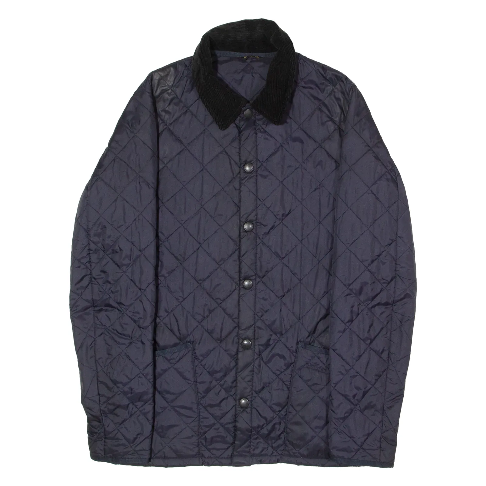 BARBOUR Heritage Liddesdale Mens Quilted Jacket Blue Diamond S