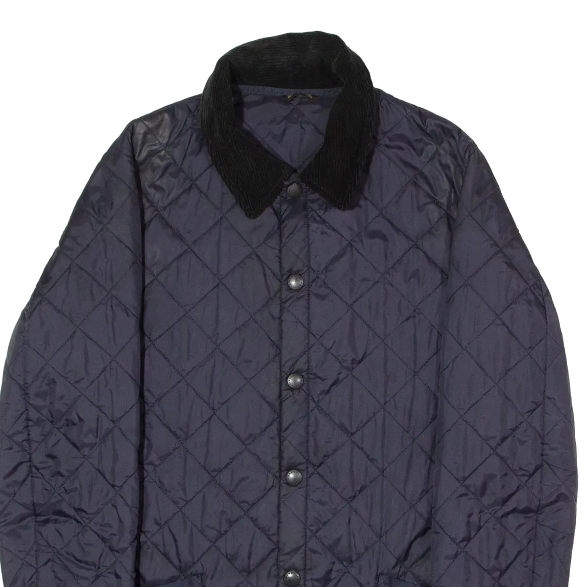 BARBOUR Heritage Liddesdale Mens Quilted Jacket Blue Diamond S