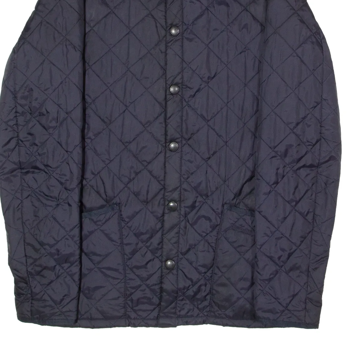 BARBOUR Heritage Liddesdale Mens Quilted Jacket Blue Diamond S