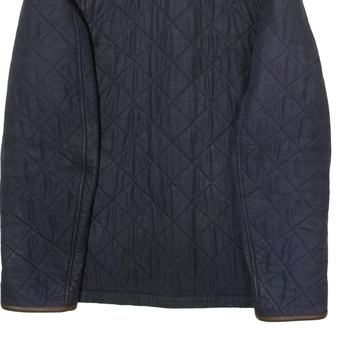 BARBOUR Mens Quilted Jacket Blue Diamond M