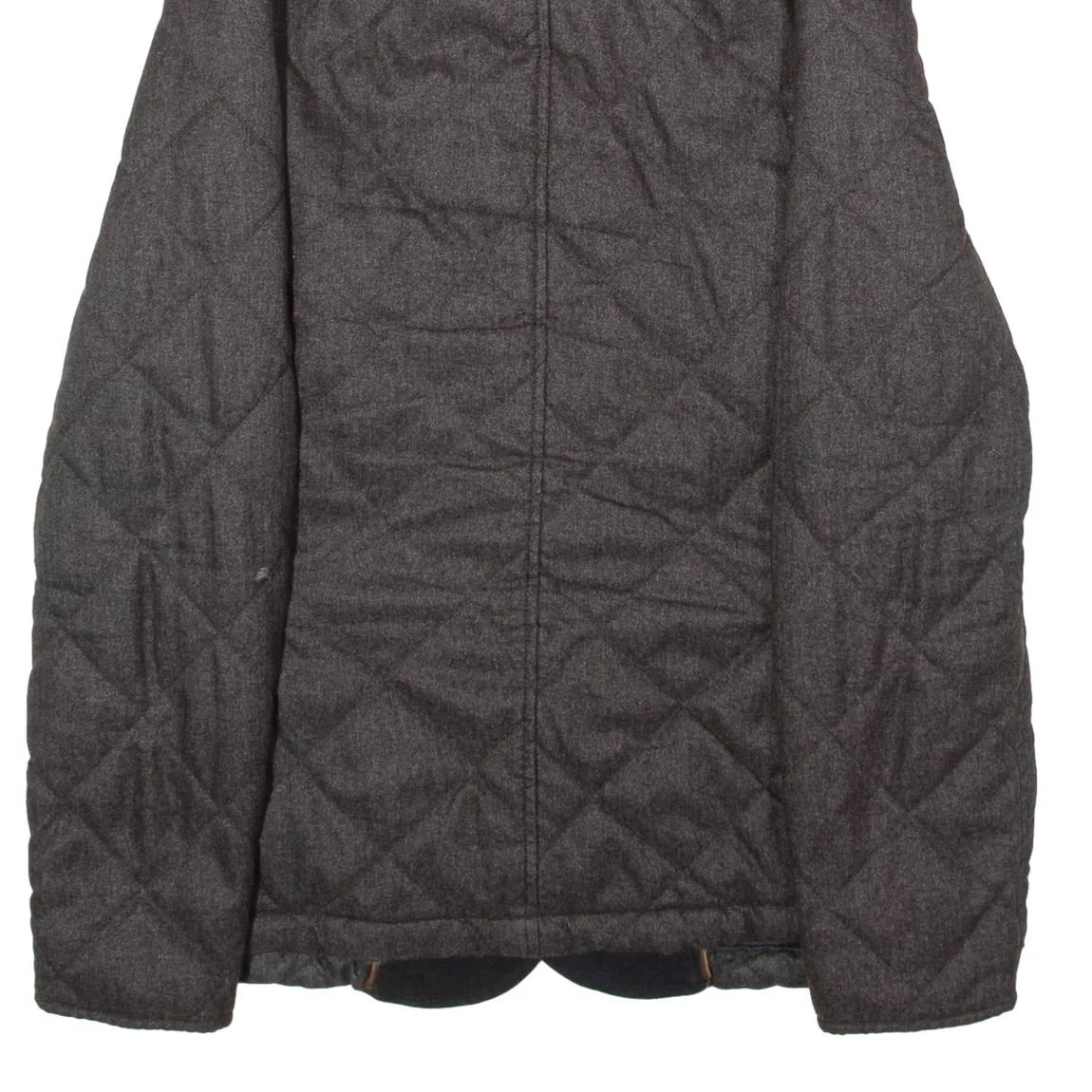 BARBOUR X Land Rover Range Rover Collection Filey Mens Quilted Jacket Grey Flannel Diamond M