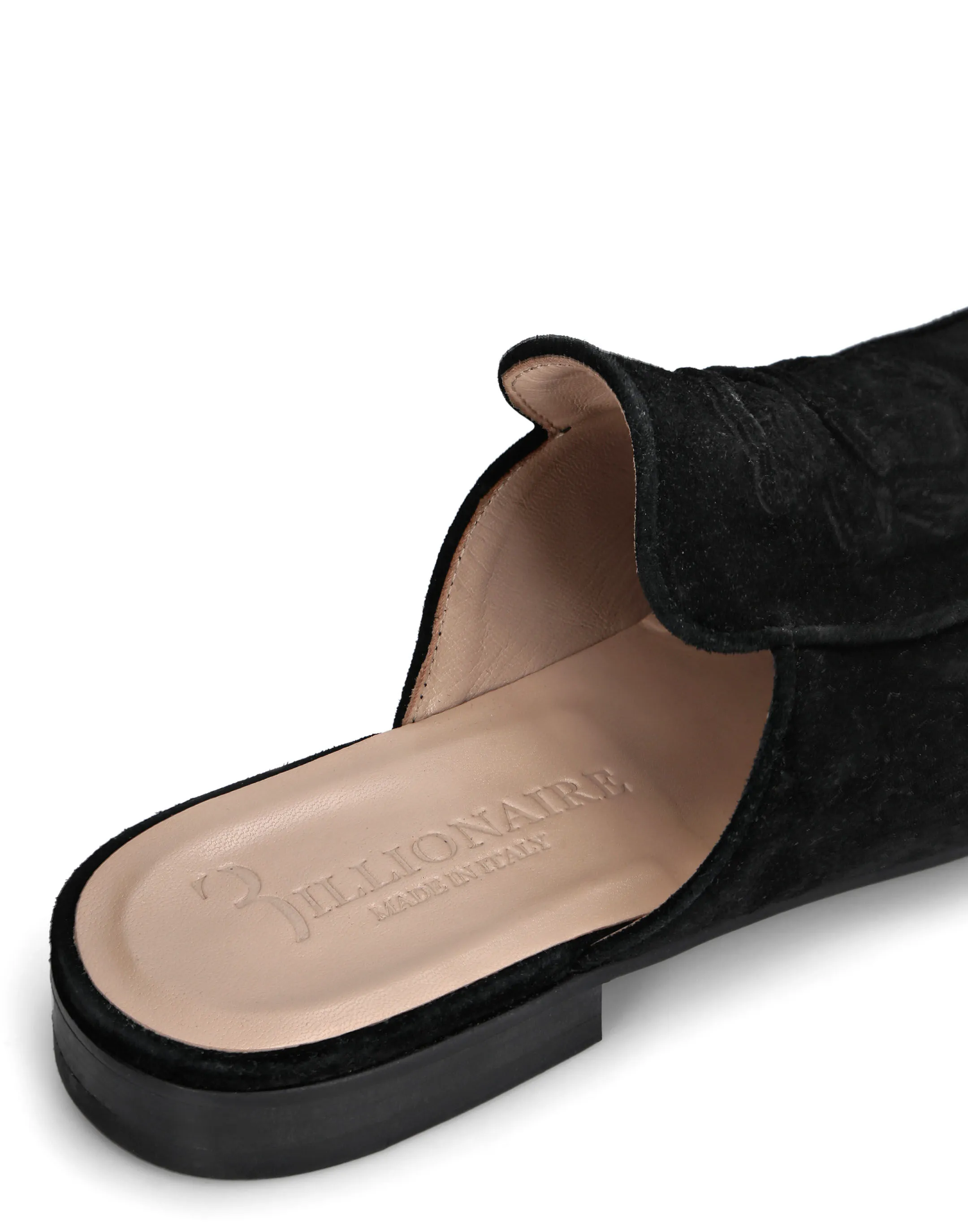 BILLIONAIRE Suede Mules