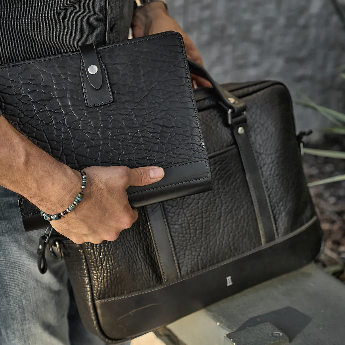 Black Bison Briefcase #551