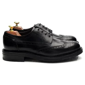 Black Leather Derby Brogues UK 7 EU 41