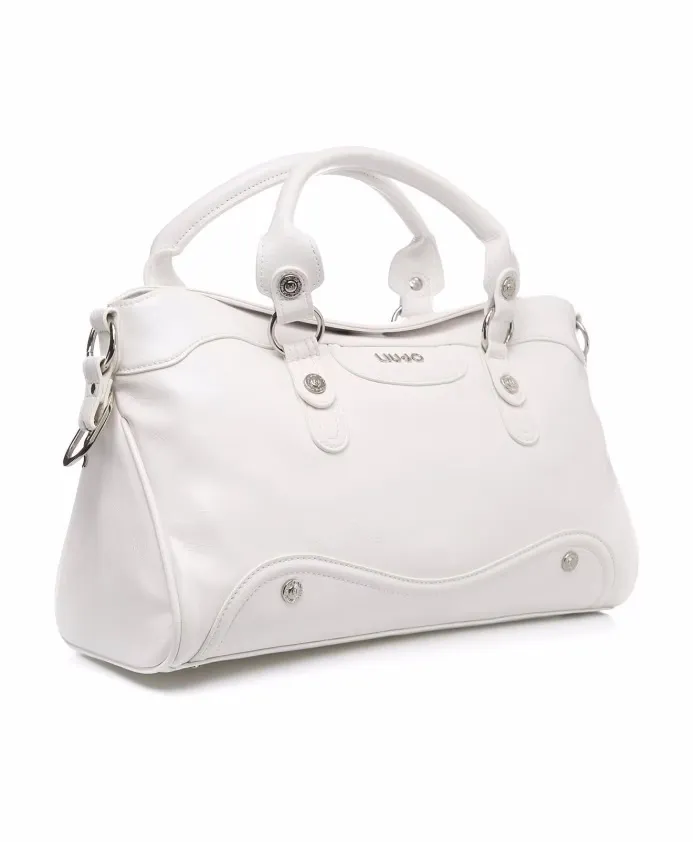 BORSA  LIU JO DONNA BETTER ESC M HOBO 26X20X10CM OFF WHITE AA4001 E0012 01065