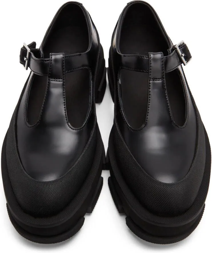 Both Black Platform Gao Oxfords