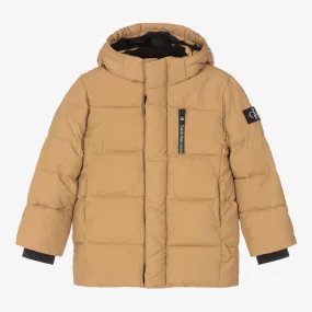 Boys Brown Puffer Jacket