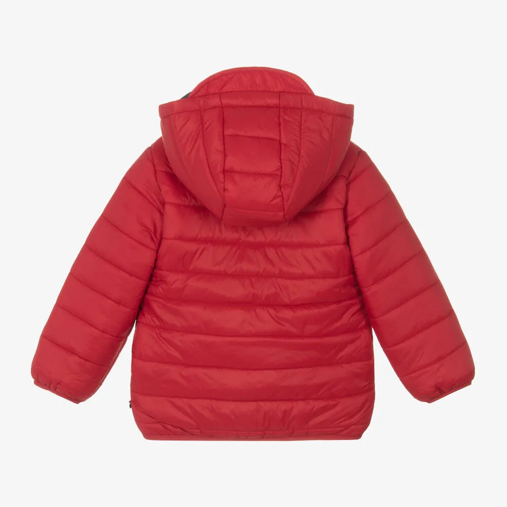 Boys Red Puffer Jacket