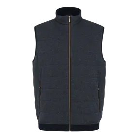 Bugatti Herringbone Jersey Gilet