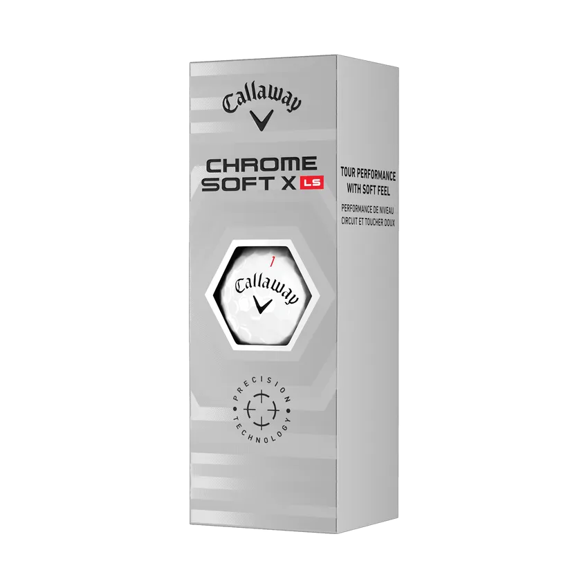 Callaway 2022 Chrome Soft X LS Golf Balls White 12 Pack