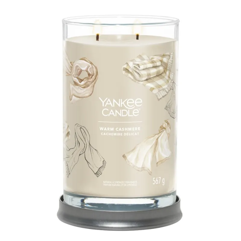 Candela profumata YANKEE CANDLE - Warm Cashmere - tumbler Signature - Yankee Candle - Giare grandi - Candele profumate - Tempus 