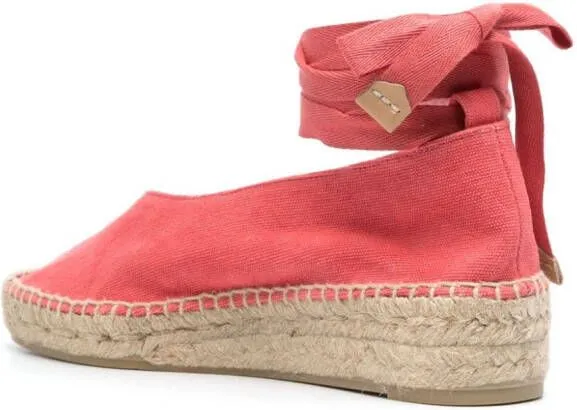 Castañer Gea 35mm plain-weave espadrilles Pink