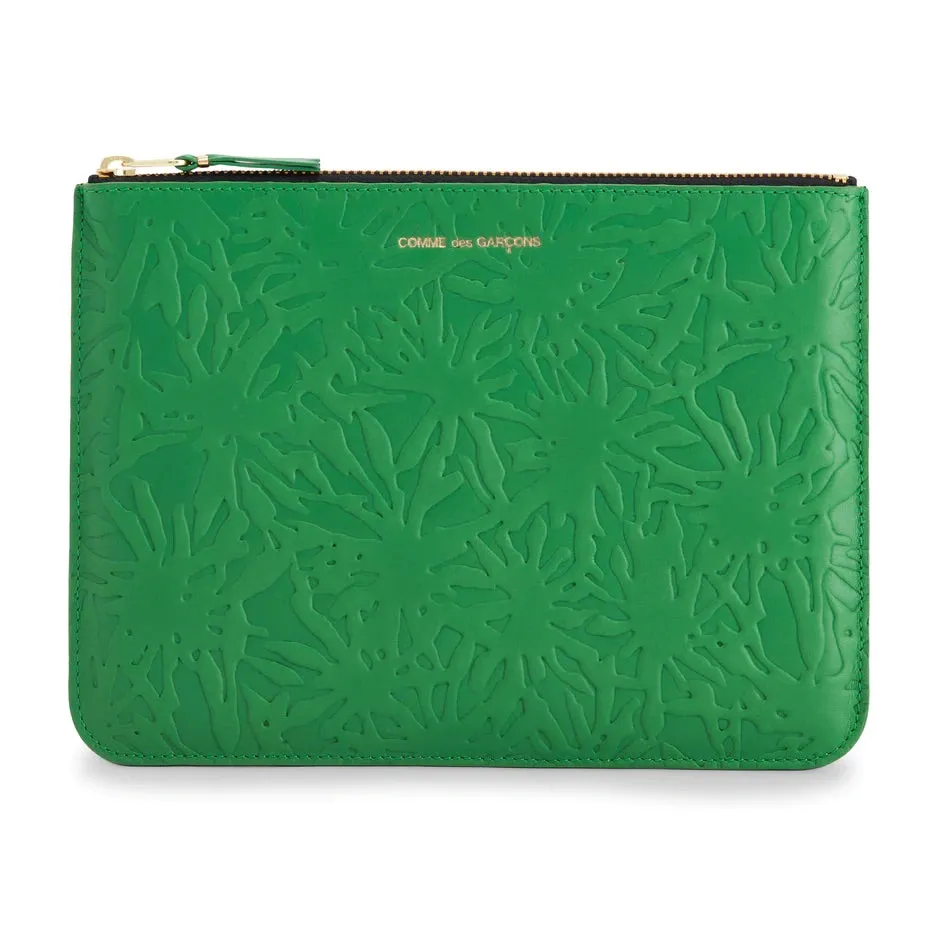 CDG Embossed Forest Wallet (Green SA5100EF)