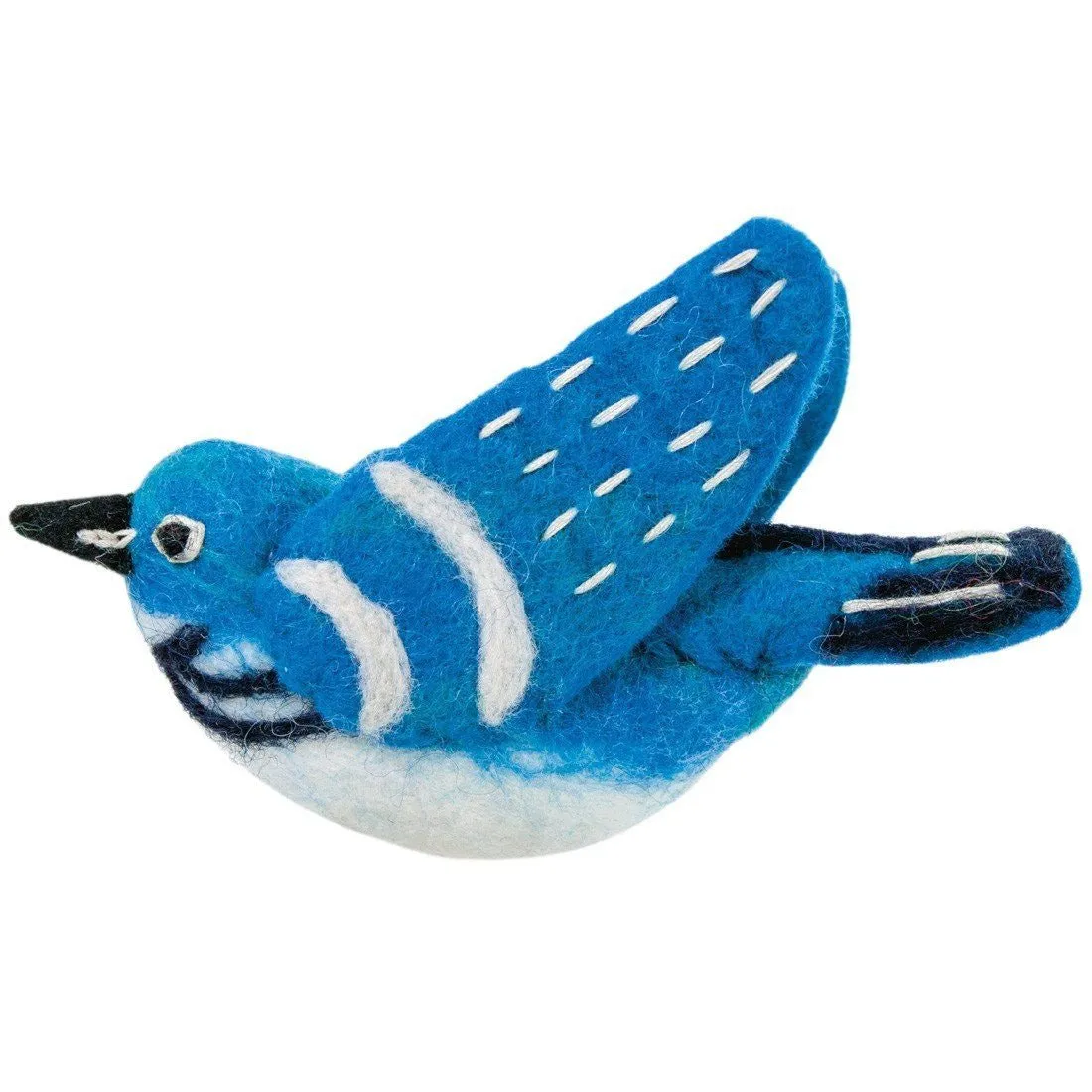 Cerulean Warbler Felt Ornament