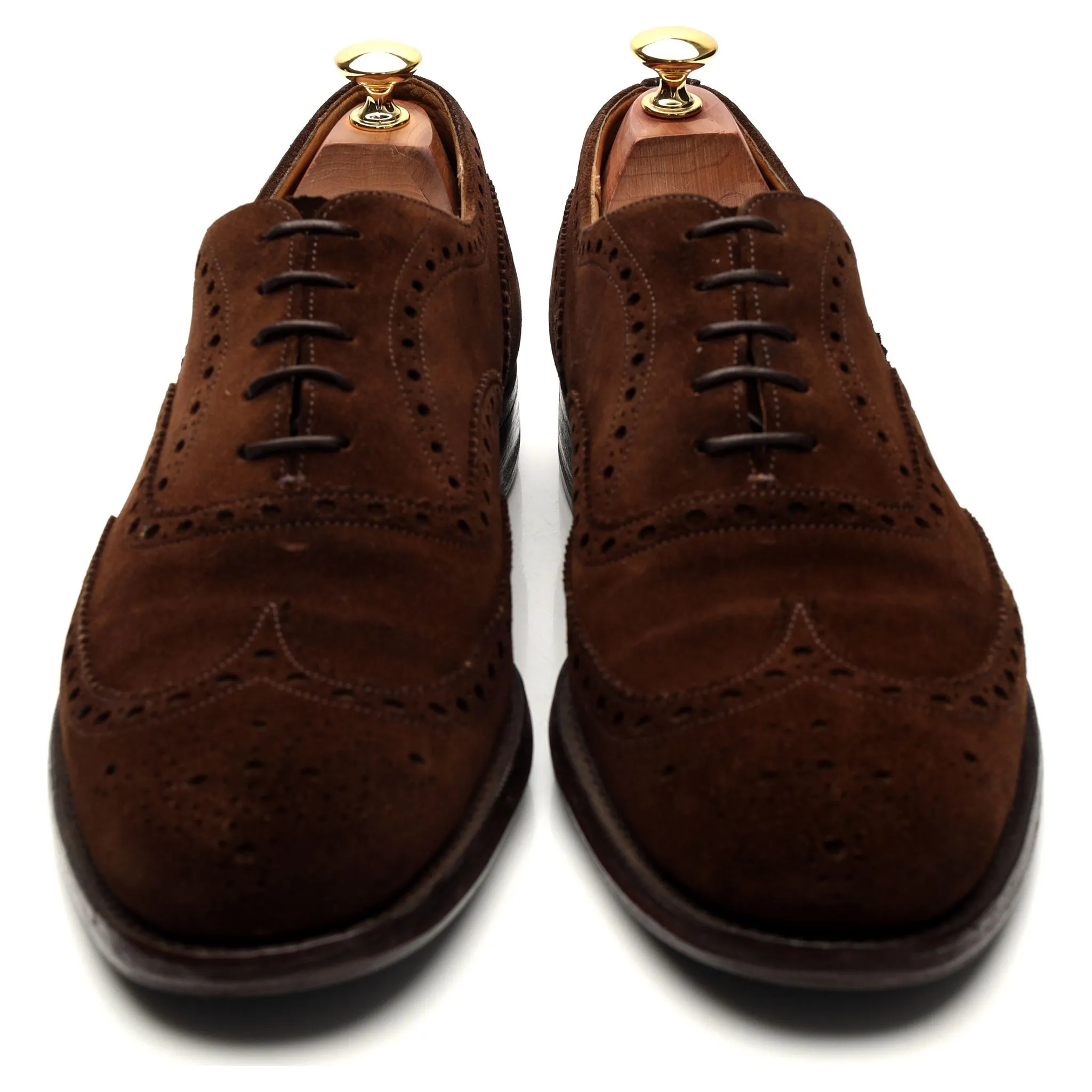 'Chetwynd' Brown Suede Brogues UK 9.5 F