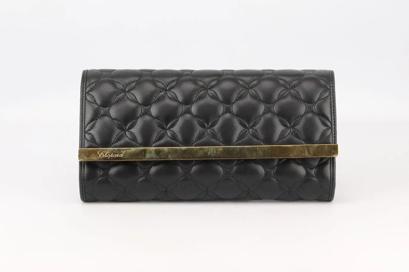 CHOPARD IMPERIAL QUILTED LEATHER CLUTCH