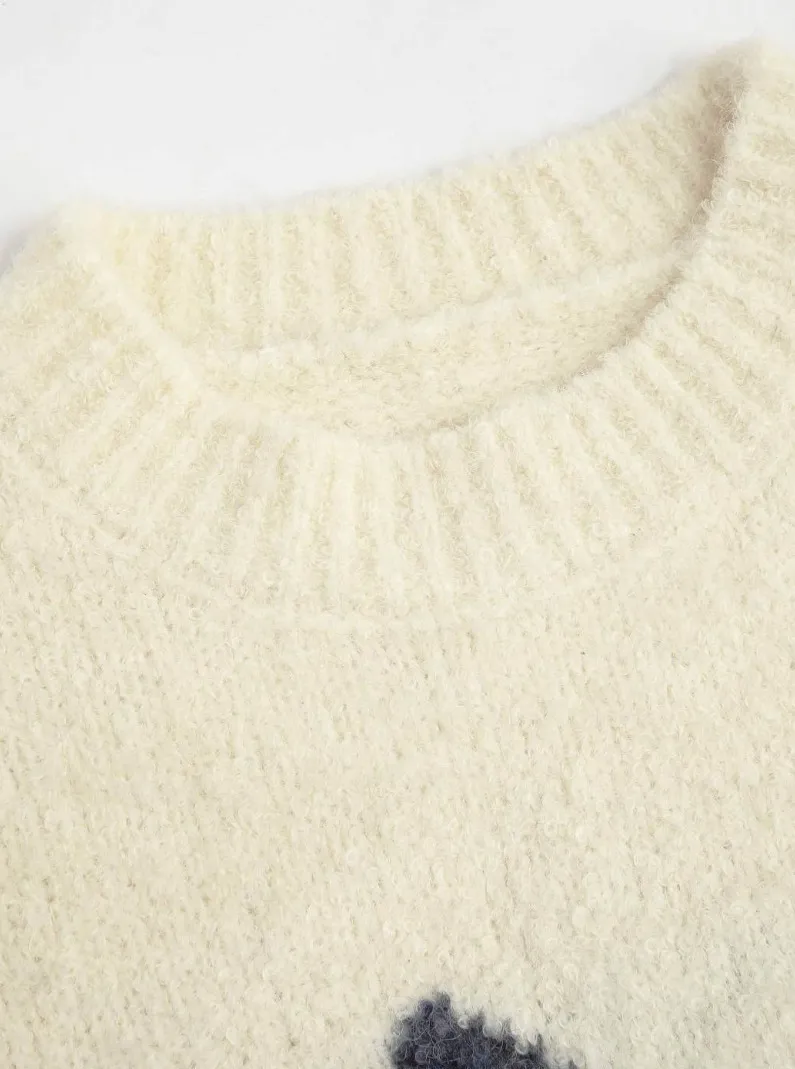 Cider  |Crew Neck Casual Style Wool Street Style Long Sleeves