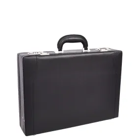 Classic Attache Case Leather Look Briefcase Document Bag Black Bulga