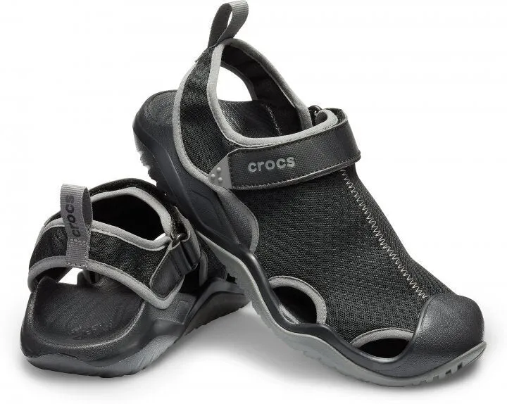 Crocs Mens Swiftwater Mesh Deck Sandals Sport