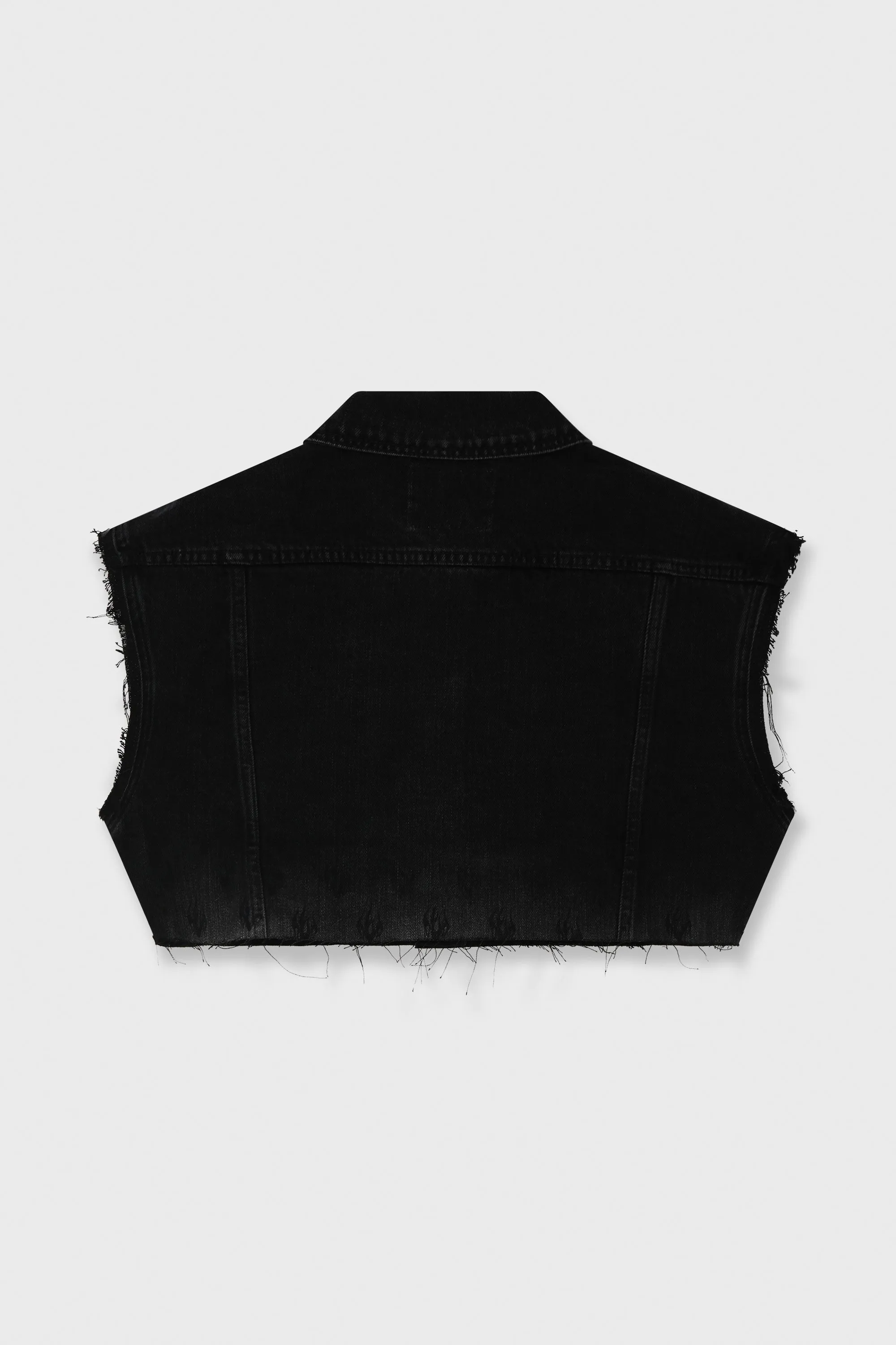 CROPPED BROOCH VEST