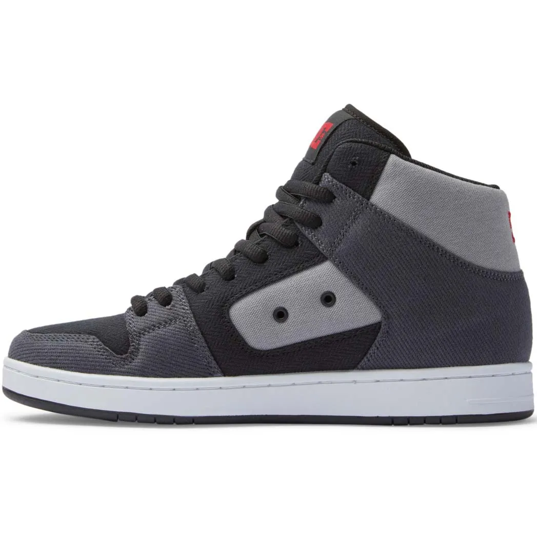 DC Manteca 4 Hi Zero Waste Skate Shoes - Black/Red/Grey