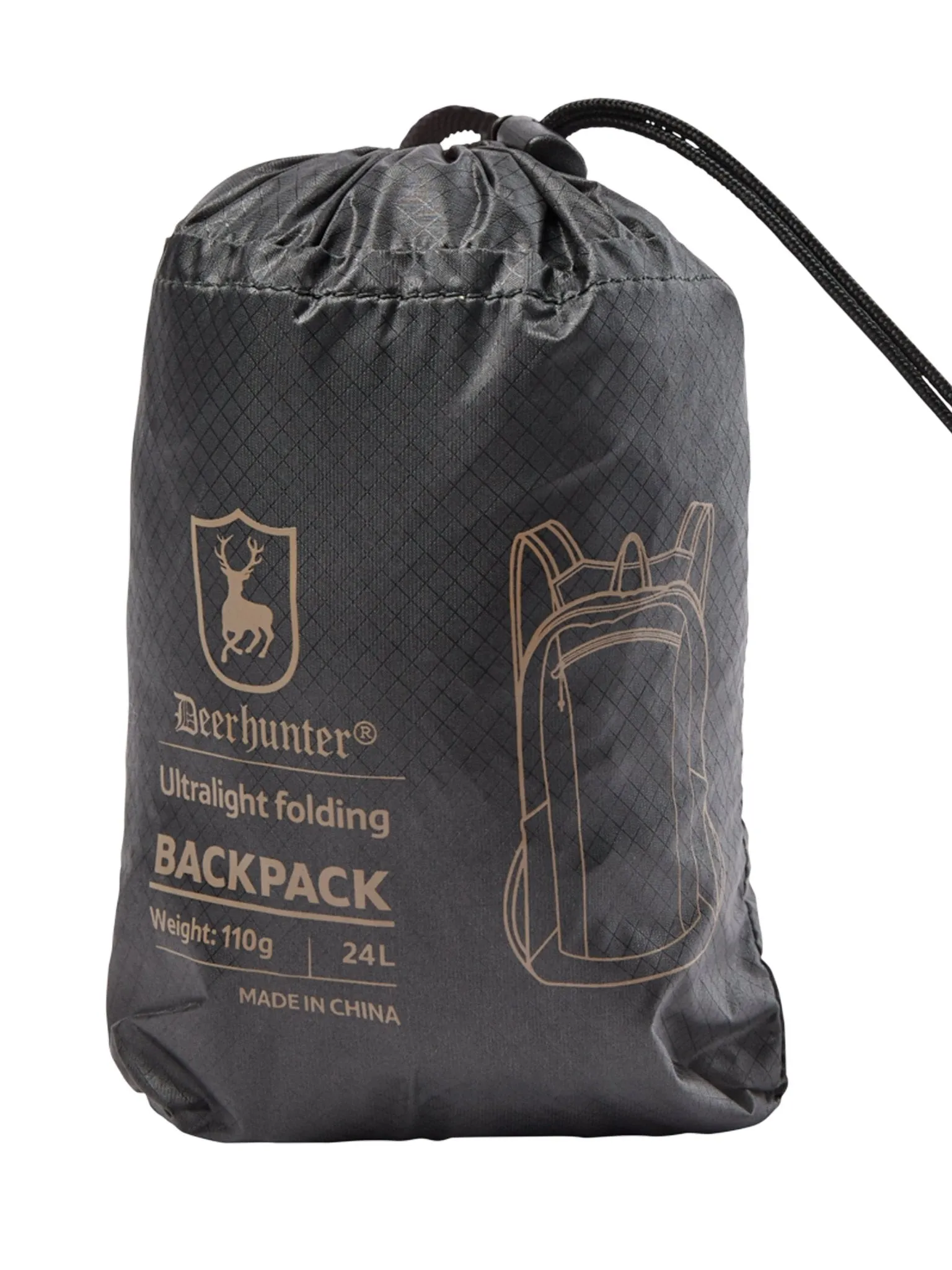 Deerhunter - Packable Backpack / Rucksack Bag 24 Litre / Lightweight water Repellent 24L