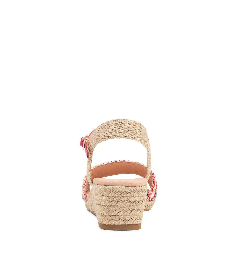 DIANA FERRARI Haris Fuchsia Multi Espadrilles