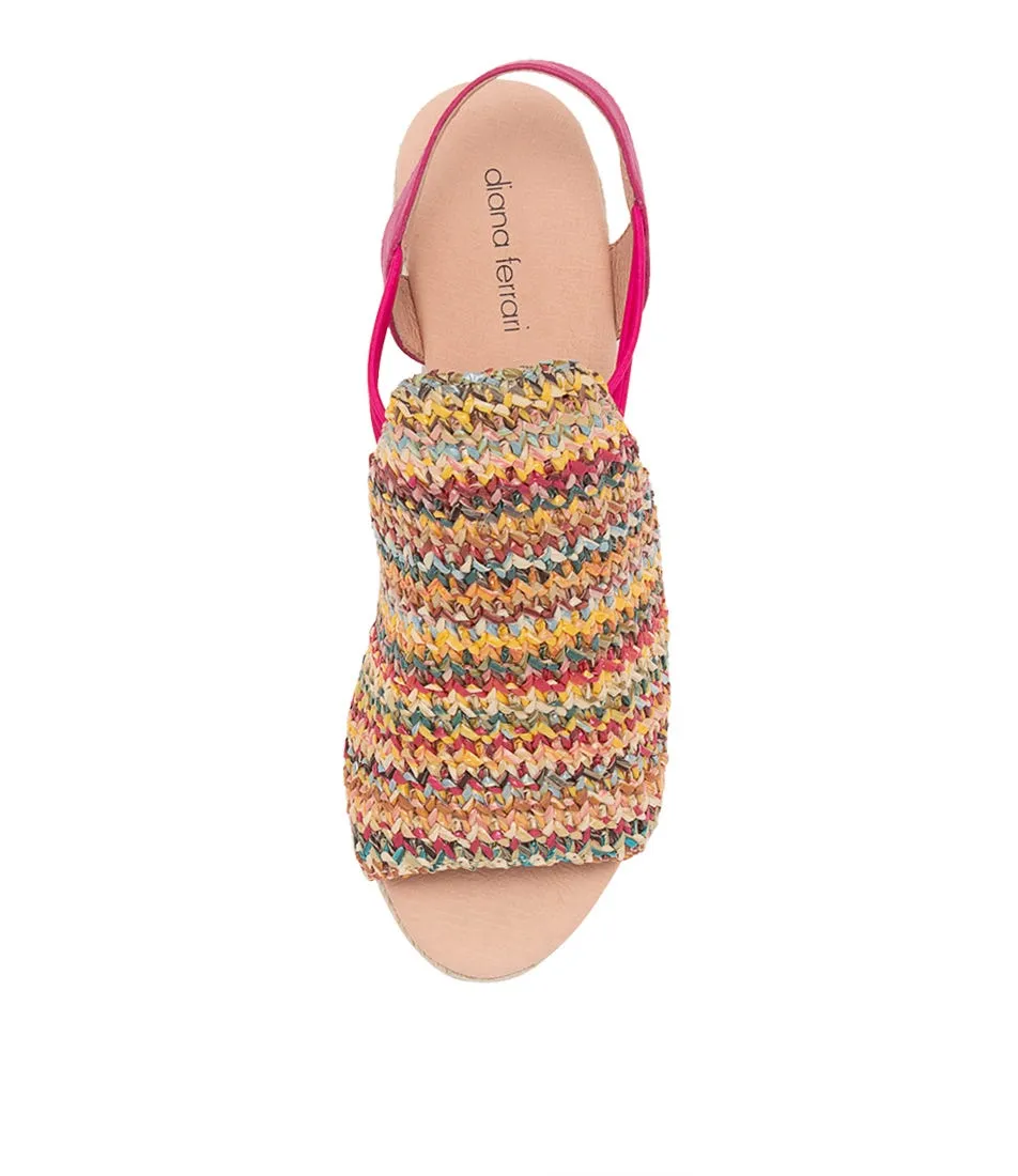 DIANA FERRARI Hutchens Fuchsia Multi Espadrilles