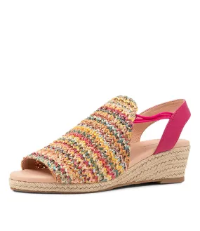 DIANA FERRARI Hutchens Fuchsia Multi Espadrilles