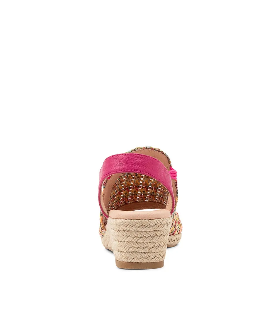 DIANA FERRARI Hutchens Fuchsia Multi Espadrilles